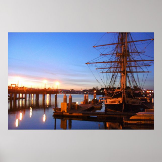 Pilgrim at dawn photo poster (Front)