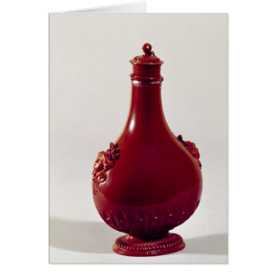Pilgrim bottle, Meissen, c.1710