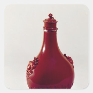 Pilgrim bottle, Meissen, c.1710 Square Sticker