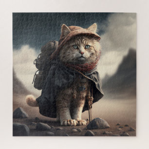 Pilgrim cat. jigsaw puzzle