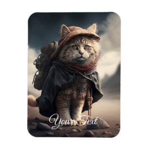 Pilgrim cat.  magnet