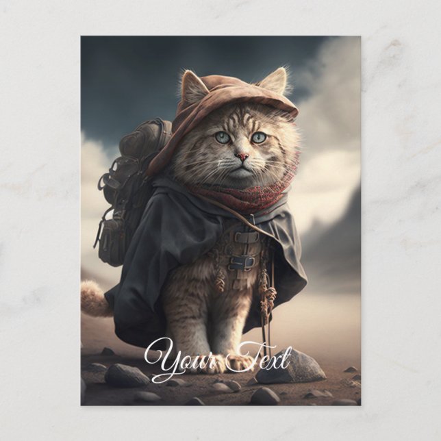 Pilgrim cat.  postcard (Front)