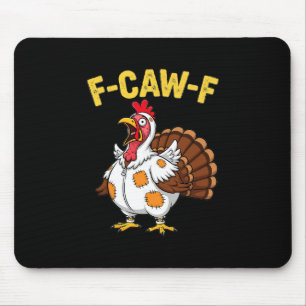 Pilgrim Cat Riding Turkey Funny Pet Lover Thanksgi Mouse Pad