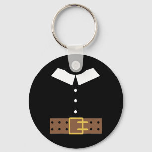 Pilgrim Costume Halloween Funny Thanksgiving Boys  Key Ring