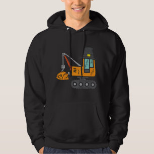 Pilgrim Crane Turkey Thanksgiving Truck Toddler Bo Hoodie
