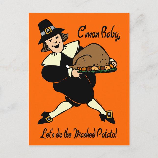 Pilgrim Mashed Potato Postcard (Front)