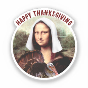 Pilgrim Mona Lisa Thanksgiving