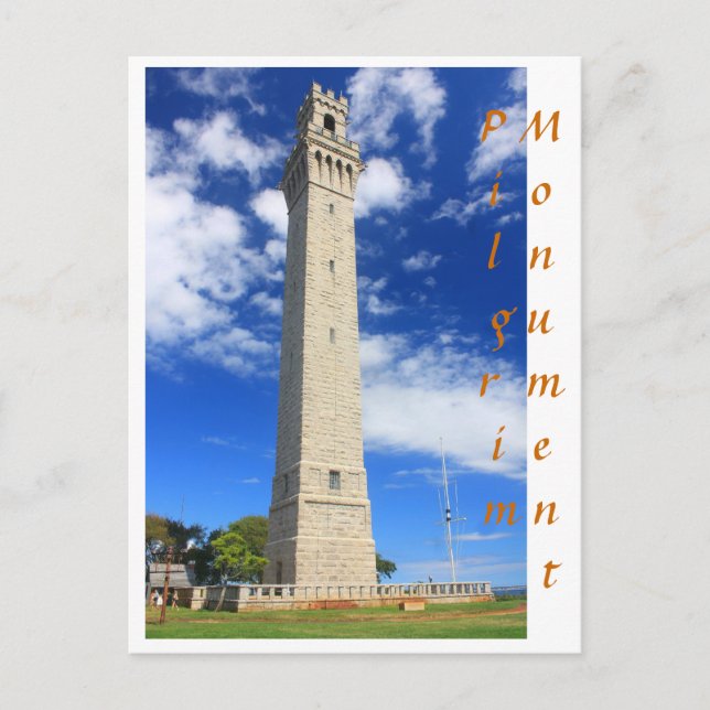 Pilgrim Monument, Provincetown Cape Cod Postcard (Front)