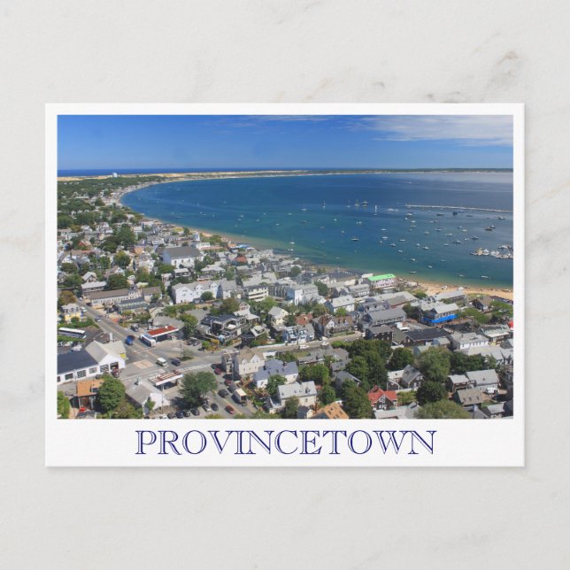 Pilgrim Monument View Provincetown Cape Cod Postcard (Front)
