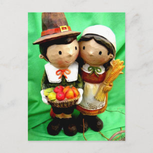 Pilgrim Pair Postcard