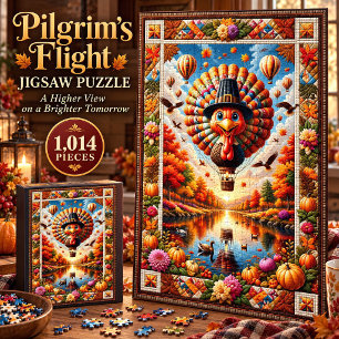 Pilgrim’s Flight Turkey 1,014 Piece Puzzle