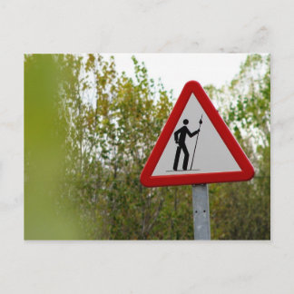 Pilgrim Sign Postcard