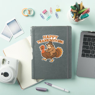 Pilgrim Sloth on Turkey Thanksgiving Classic T-Shi