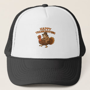 Pilgrim Sloth on Turkey Thanksgiving Classic T-Shi Trucker Hat