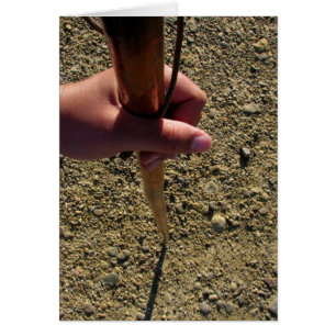 Pilgrim Staff and Hand Card