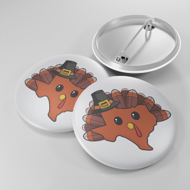 Pilgrim Texas Turkey Button (Creator Uploaded)