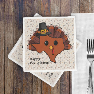 Pilgrim Texas Turkey Napkin