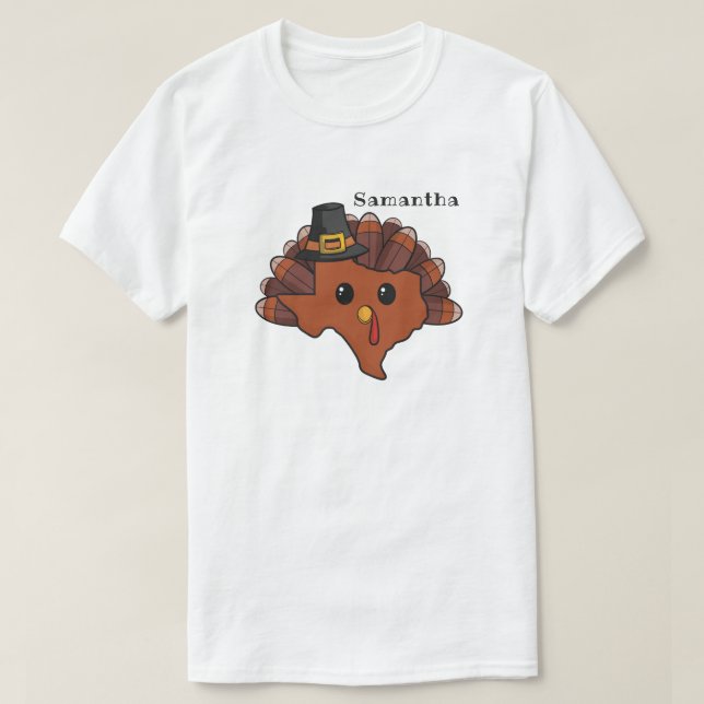 Pilgrim Texas Turkey T-Shirt (Design Front)