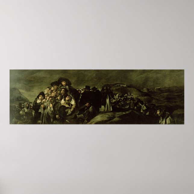 Pilgrimage to San Isidro's Fountain, c.1821/3 Poster (Front)