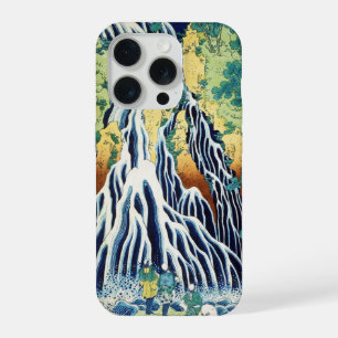 Pilgrims at Kirifuri Waterfall Japanese art  iPhone 15 Pro Case