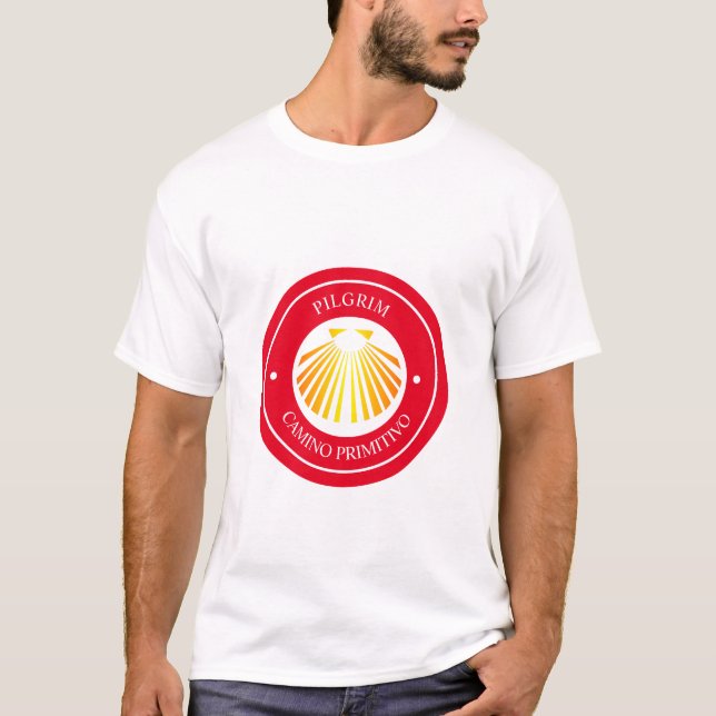 Pilgrims Camino Primitivo T-Shirt (Front)