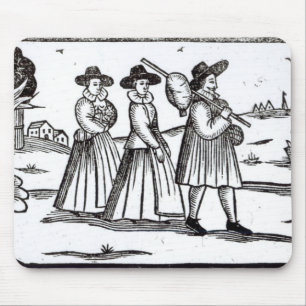 Pilgrims departing for the New World Mouse Pad