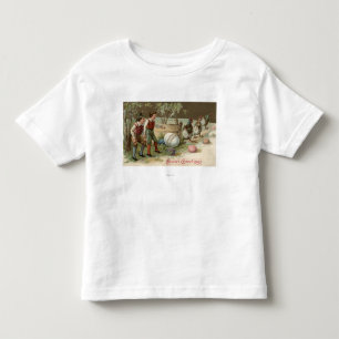 Pilgrims Pointing out Easter Eggs Toddler T-Shirt