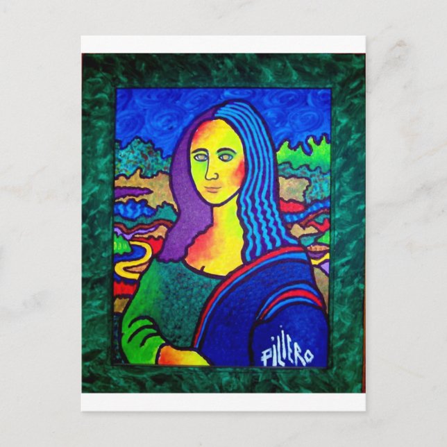 Piliero Mona Lisa Postcard (Front)