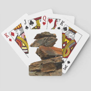 Piling Rocks Playing Cards