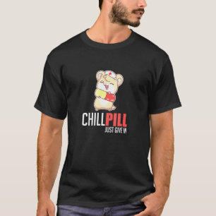 Pill Hamster Nurse Doctor Medicine Pet Animal T-Shirt