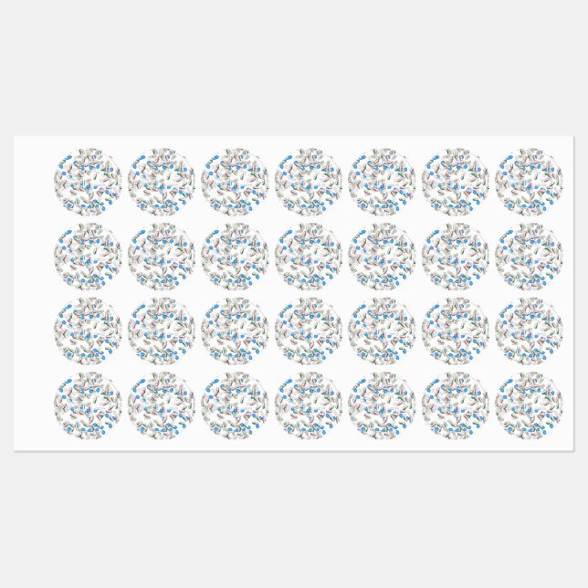 Pill Sprinkles Pattern (Sheet)