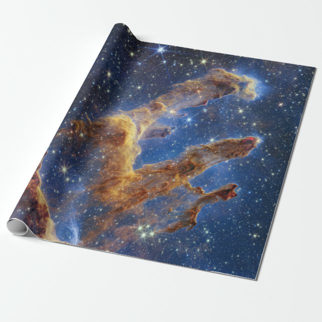 pillars creation Webb Space Telescope science nasa Wrapping Paper (Unrolled)