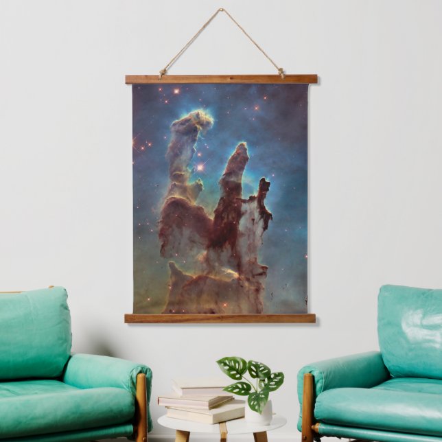 Pillars of Creation, Eagle Nebula Hubble Space Hanging Tapestry (Living Room)