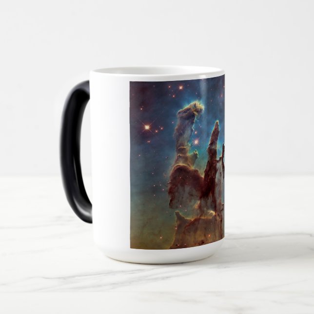 Pillars of Creation, Eagle Nebula Hubble Space Magic Mug (Front Left)