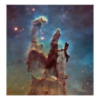Pillars of Creation, Eagle Nebula Hubble Space