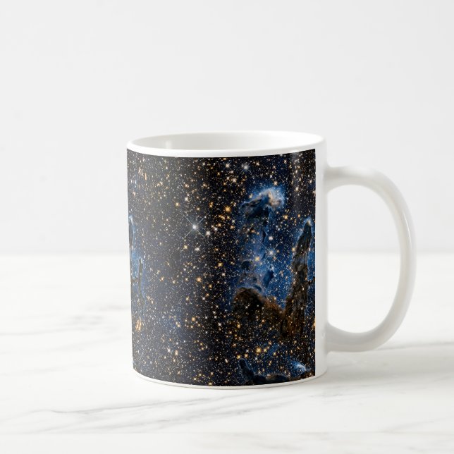 Pillars Of Creation Eagle Nebula Near Infrared Coffee Mug (Right)