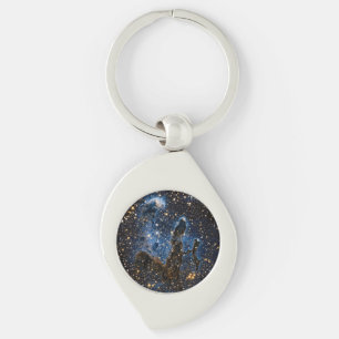 Pillars Of Creation Eagle Nebula Near Infrared Key Ring