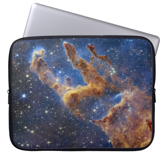 Pillars of Creation Eagle Nebula Webb Telescope Laptop Sleeve (Front)