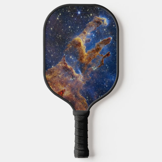 Pillars of Creation Eagle Nebula Webb Telescope Pickleball Paddle (Front)