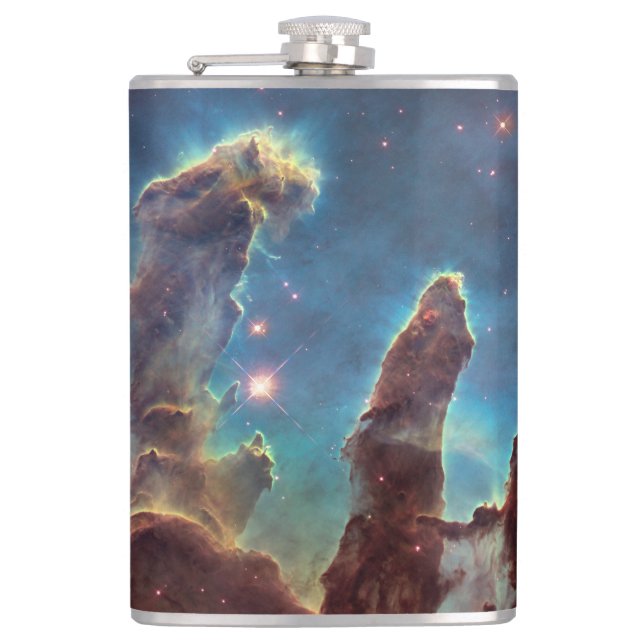 Pillars of Creation Hip Flask (Front)