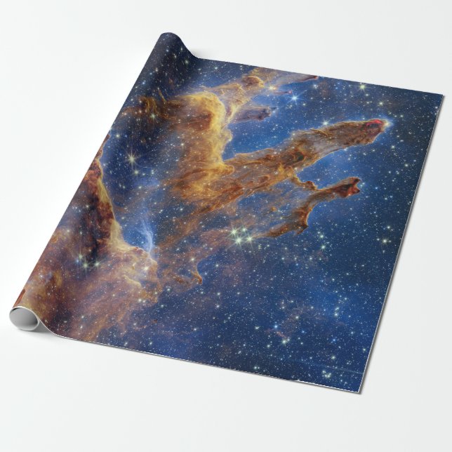 Pillars of Creation in the Eagle Nebula Wrapping Paper (Unrolled)
