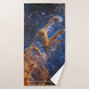 Pillars of Creation James Webb Hi-Res 2022 Bath Towel Set