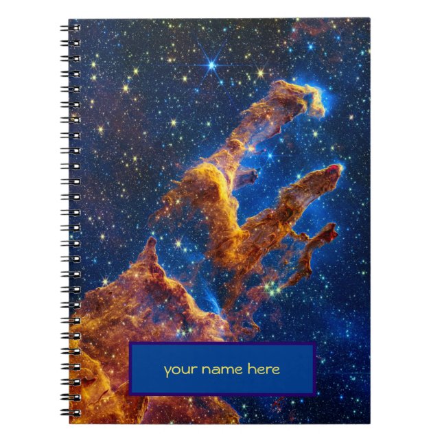 Pillars of Creation - James Webb NIRCam Astronomy  Notebook (Front)