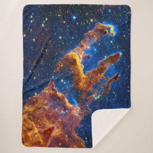 Pillars of Creation - James Webb NIRCam Astronomy Sherpa Blanket