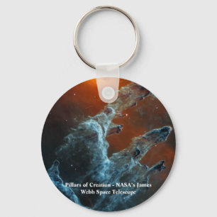 Pillars of Creation James Webb Space Telescope Key Ring