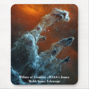Pillars of Creation James Webb Space Telescope Mouse Pad