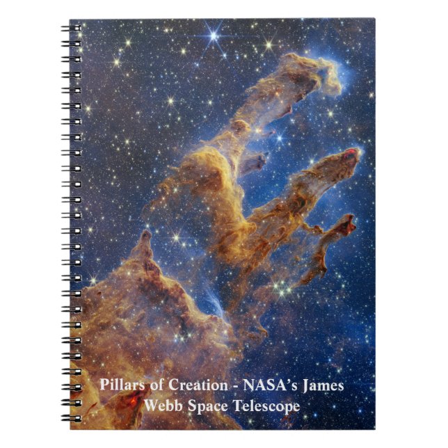 Pillars of Creation James Webb Space Telescope Notebook (Front)