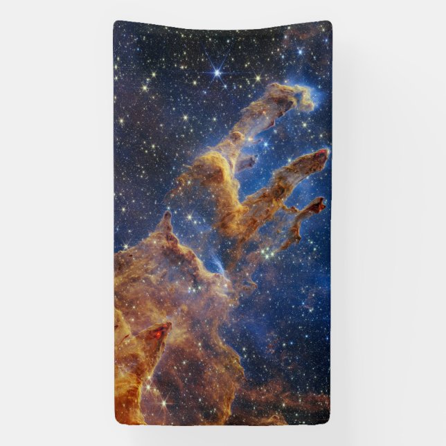 Pillars of Creation Looks Like T-Rex Banner (Vertical)
