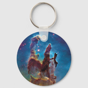 Pillars of Creation M16 Eagle Nebula Space Photo Key Ring
