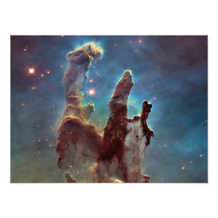 Pillars of creation photo print
